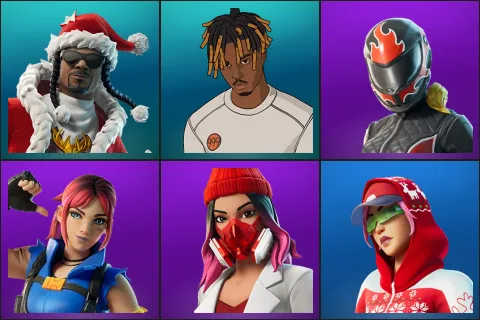 Santa Dogg, Slayer Juice WRLD, Burnoff, Explorer Emilie, Yulejacket, Arctic Adeline