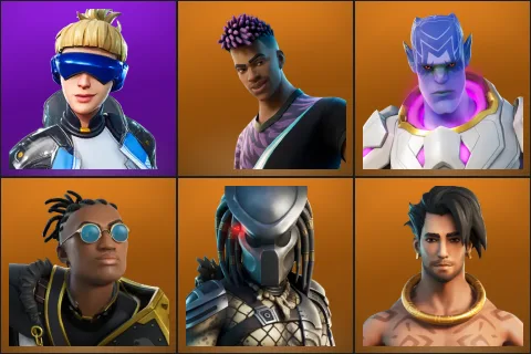 Neo Versa, Fade, Kymera, Malik, Predator, Raz