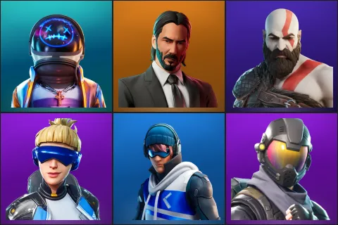 Astro Jack, John Wick, Kratos, Neo Versa, Point Patroller, Rogue Agent