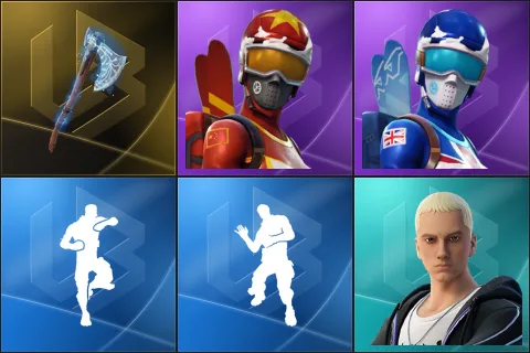 Leviathan Axe, Mogul Master (CHN), Mogul Master (GBR), Scenario, Laugh It Up, Slim Shady