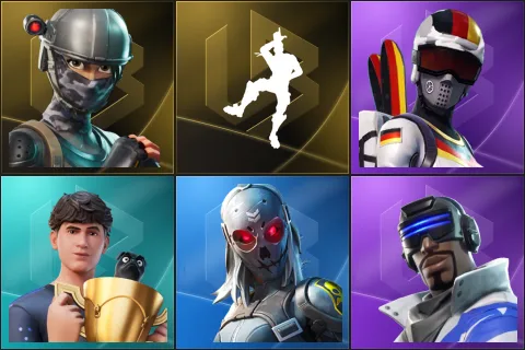 Elite Agent, Take The L, Mogul Master (GER), Bugha, Zadie, Blue Striker