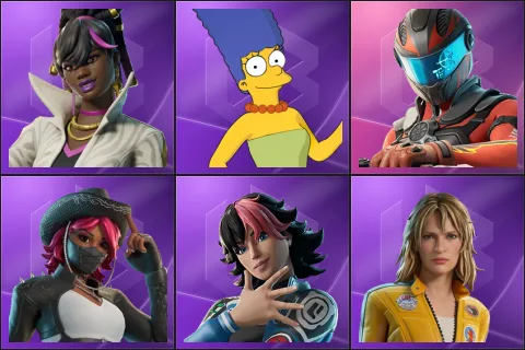 Danica, Marge Simpson, Maxx Speed, Omen Hunter Calamity, Sedona, The Bride