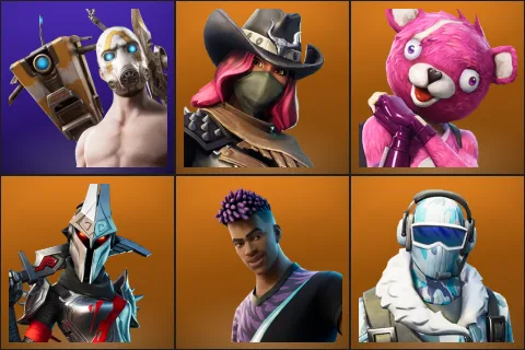 Psycho Bandit, Calamity, Cuddle Team Leader, Eternal Knight, Fade, Frostbite