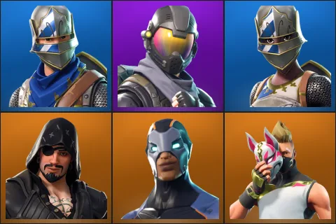 Blue Squire, Rogue Agent, Royale Knight, Blackheart, Carbide, Drift
