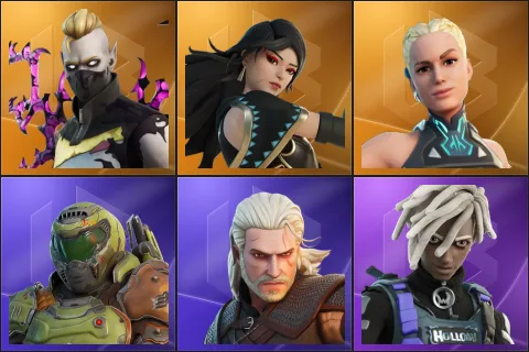Driftwalker, Era, Paradigm (Reality-659), Doom Slayer, Geralt of Rivia, Bytes