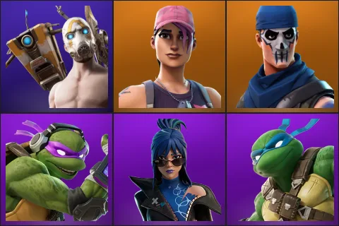 Psycho Bandit, Rose Team Leader, Warpaint, Donatello, Hope, Leonardo