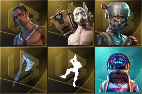 Travis Scott, Psycho Bandit, Elite Agent, Leviathan Axe, Take The L, Astro Jack
