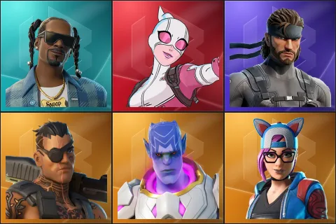 Snoop Dogg, Gwenpool, Solid Snake, Joey, Kymera, Lynx