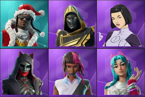 Santa Dogg, Blitz Knight, Dupli-Kate, Felina, Iridia Vayne, Katalina