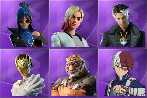 Hope, Jackie, Montague, Nisha, Oscar, Shoto Todoroki