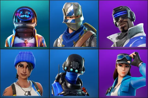 Astro Jack, Blue Squire, Blue Striker, Blue Team Leader, Carbon Commando, Cloud Striker