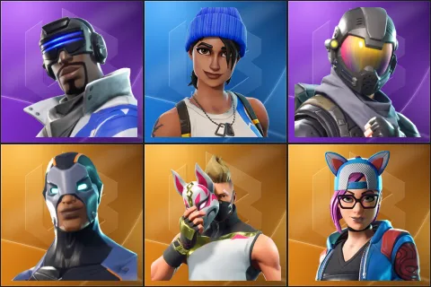 Blue Striker, Blue Team Leader, Rogue Agent, Carbide, Drift, Lynx