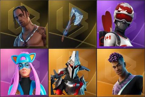 Travis Scott, Leviathan Axe, Mogul Master (CAN), Alli, Eternal Knight, Fade