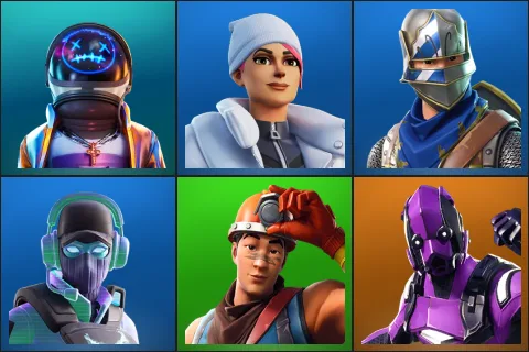 Astro Jack, Blizzard Bomber, Blue Squire, Breakpoint, Cole, Dark Vertex