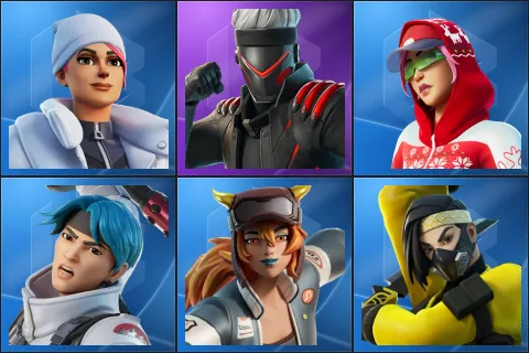 Blizzard Bomber, Shinji, Arctic Adeline, Jun-Hwan, Lina Scorch, Min-joon