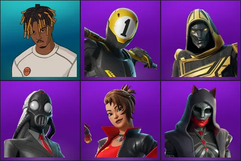 Slayer Juice WRLD, 1-Ball, Blitz Knight, Chaos Director, Dynamo TNTina, Felina