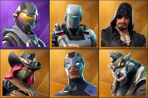 Rogue Agent, A.I.M., Blackheart, Calamity, Carbide, Dire
