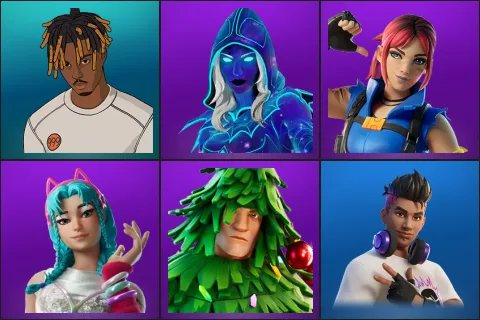 Slayer Juice WRLD, Andromeda, Explorer Emilie, Katalina, Lt. Evergreen, Chord Kahele