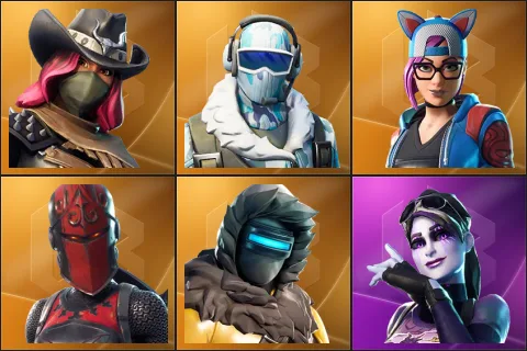 Calamity, Frostbite, Lynx, Red Knight, Zenith, Dark Bomber