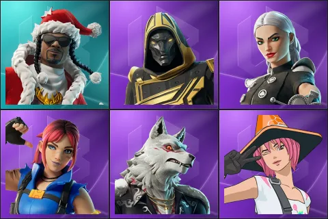 Santa Dogg, Blitz Knight, Cassidy Quinn, Explorer Emilie, Fletcher Kane, Joss