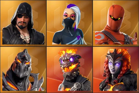 Blackheart, Catalyst, Hybrid, Ruin, Molten Battle Hound, Molten Valkyrie