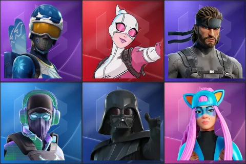 Mogul Master, Gwenpool, Solid Snake, Breakpoint, Darth Vader, Alli