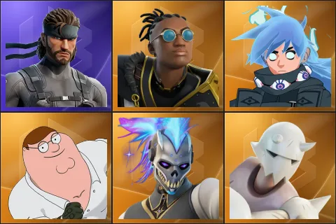 Solid Snake, Malik, Nezumi, Peter Griffin, Renzo the Destroyer, Snap