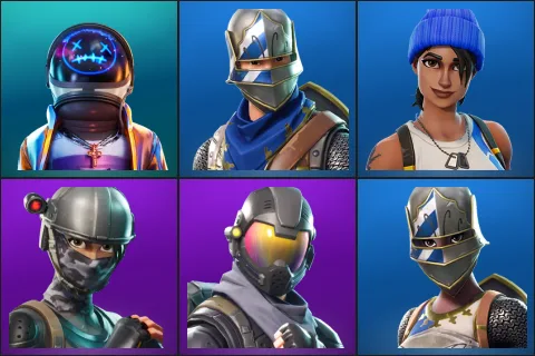 Astro Jack, Blue Squire, Blue Team Leader, Elite Agent, Rogue Agent, Royale Knight