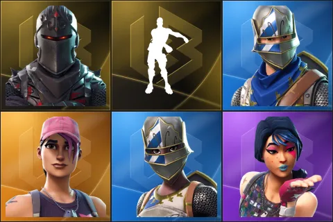 Black Knight, Floss, Blue Squire, Rose Team Leader, Royale Knight, Sparkle Specialist