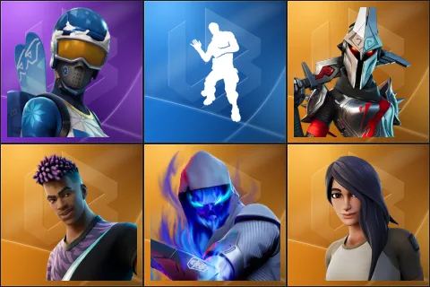 Mogul Master, Laugh It Up, Eternal Knight, Fade, Fusion, Gear Specialist Maya