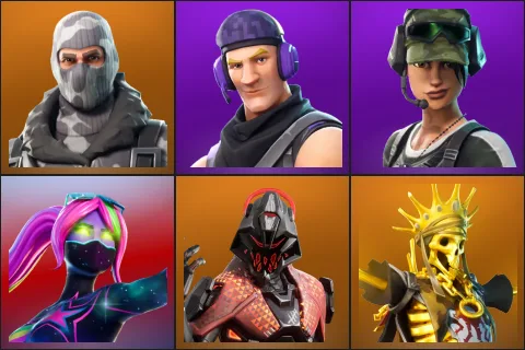 Havoc, Sub Commander, Trailblazer, Galaxia, Oppressor, Oro