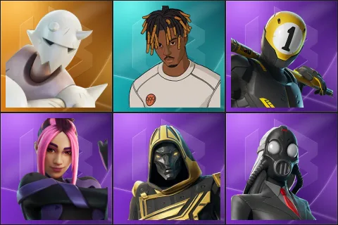 Snap, Slayer Juice WRLD, 1-Ball, Adira, Blitz Knight, Chaos Director
