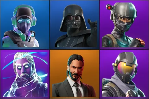Breakpoint, Darth Vader, Elite Agent, Galaxy, John Wick, Rogue Agent