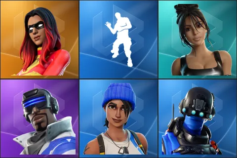Joltara, Laugh It Up, Iconic Kim Kardashian, Blue Striker, Blue Team Leader, Carbon Commando