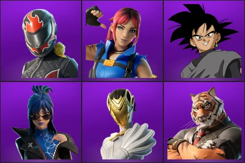 Burnoff, Explorer Emilie, Goku Black, Hope, Nisha, Oscar