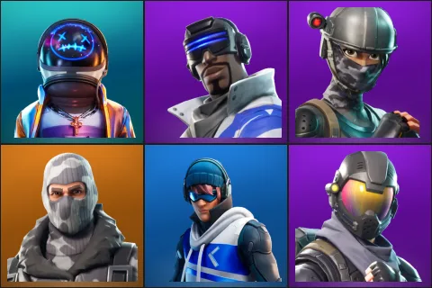 Astro Jack, Blue Striker, Elite Agent, Havoc, Point Patroller, Rogue Agent