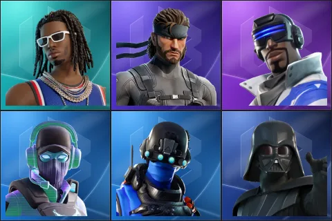 Playboi Carti, Solid Snake, Blue Striker, Breakpoint, Carbon Commando, Darth Vader