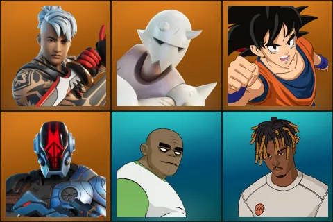 Ronin, Snap, Son Goku, The Foundation, Russel, Slayer Juice WRLD