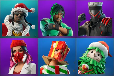 Santa Dogg, Sage, Shinji, Yulejacket, Holiday Boxy, Winterfest Bushranger