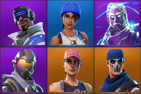 Blue Striker, Blue Team Leader, Galaxy, Rogue Agent, Rose Team Leader, Warpaint