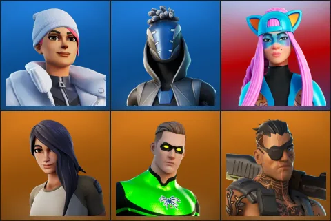 Blizzard Bomber, Sultura, Alli, Gear Specialist Maya, Hunter, Joey