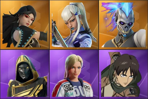 Era, Mizuki, Renzo the Destroyer, Blitz Knight, Dueling Dragons Jackie, Eren Jaeger