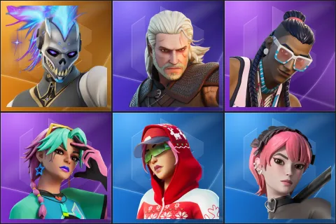 Renzo the Destroyer, Geralt of Rivia, Massai, Selene, Arctic Adeline, Mina Park