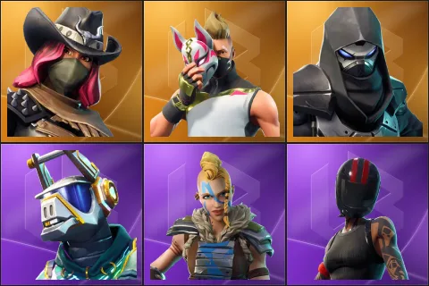 Calamity, Drift, Enforcer, DJ Yonder, Huntress, Redline