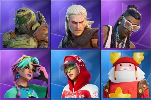 Doom Slayer, Geralt of Rivia, Massai, Selene, Arctic Adeline, Guff Gringle