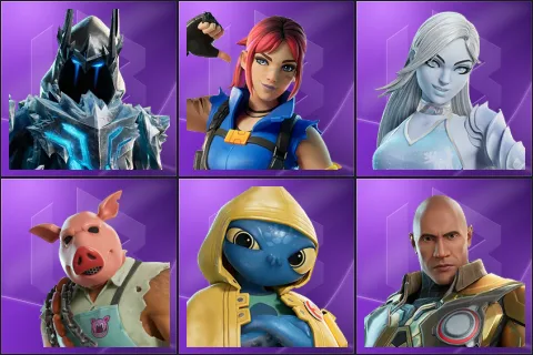 Exalted Ice King, Explorer Emilie, Lady Windfrost, Pig the Butcher, Squibbly, The Foundation (Reforged)
