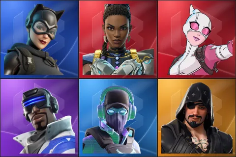 Catwoman Zero, Shuri, Gwenpool, Blue Striker, Breakpoint, Blackheart