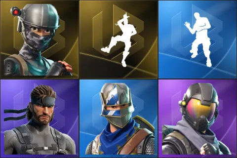 Elite Agent, Take The L, Laugh It Up, Solid Snake, Blue Squire, Rogue Agent