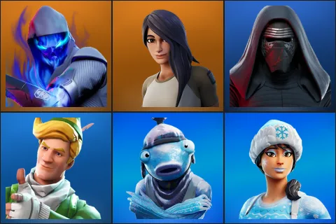 Fusion, Gear Specialist Maya, Kylo Ren, Codename E.L.F., Frozen Fishstick, Frozen Nog Ops