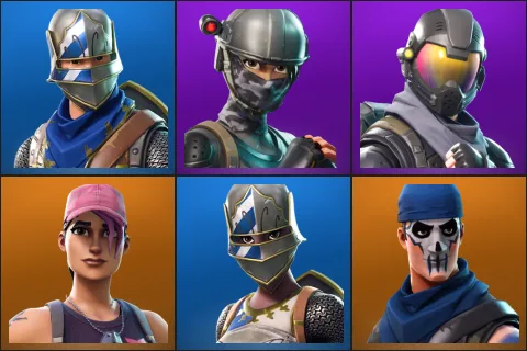 Blue Squire, Elite Agent, Rogue Agent, Rose Team Leader, Royale Knight, Warpaint
